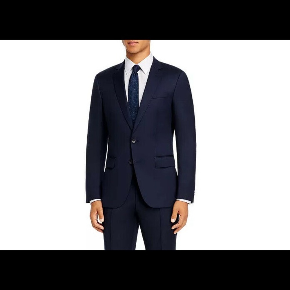 Boss Black, dark blue Blazer. Size 48R, 100%pure Virgin Wool. Part. Lined a very